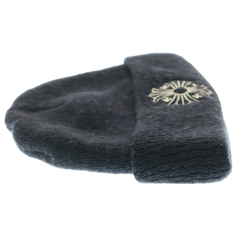 CHROME HEARTS(クロムハーツ) WOOL WATCH CAP CHプラス刺繍ウールビーニー ニットキャップ 帽子 ブラック