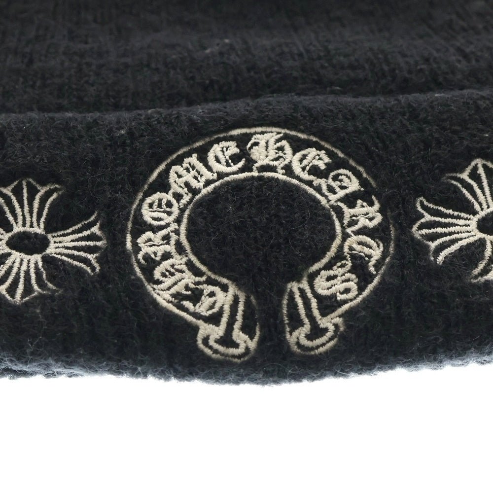 CHROME HEARTS(クロムハーツ) WOOL WATCH CAP CHプラスホースシュービーニー ニットキャップ 帽子 ブラック