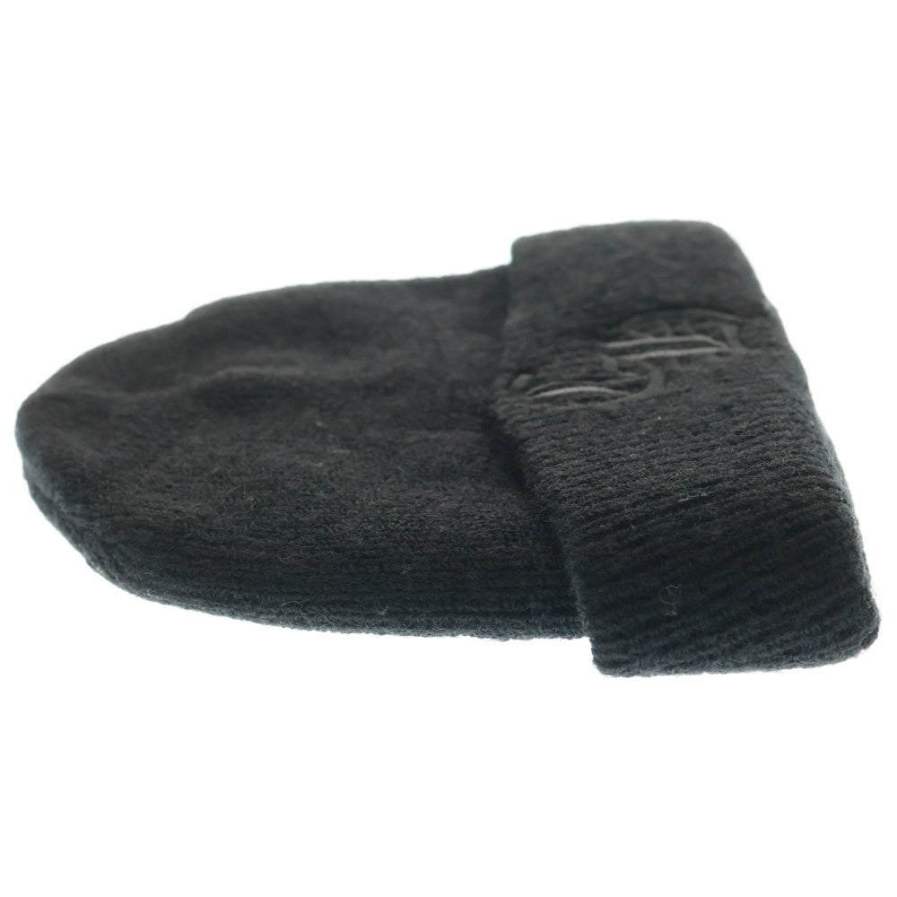 CHROME HEARTS(クロムハーツ) WATCH CAP ワッチキャップ CHロゴ刺繍ビーニー ニットキャップ 帽子 ブラック/ブラック