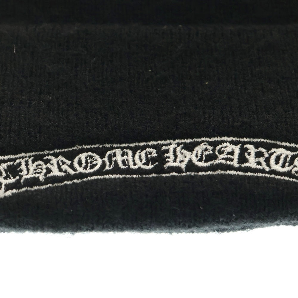 CHROME HEARTS(クロムハーツ) ×KYOSUKE HIMURO 2003 HIGHER THAN HEAVEN 氷室京介 ワッチビーニー ニットキャップ 帽子 ブラック