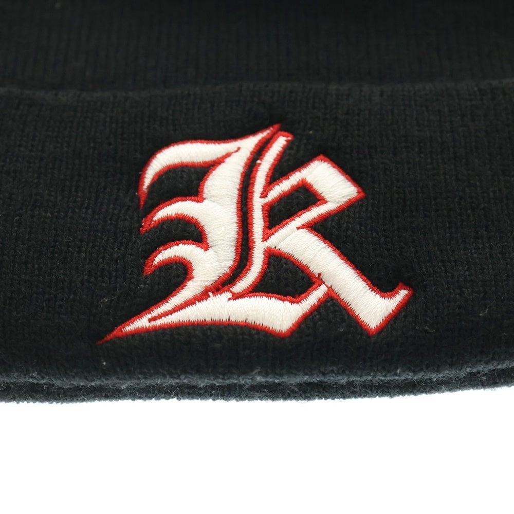 CHROME HEARTS(クロムハーツ) ×KYOSUKE HIMURO 2003 HIGHER THAN HEAVEN 氷室京介 ワッチビーニー ニットキャップ 帽子 ブラック