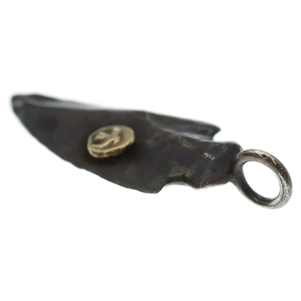 goro's(ゴローズ) 【オールド】メタル付き矢じり中 ペンダントトップ シルバー/ゴールド