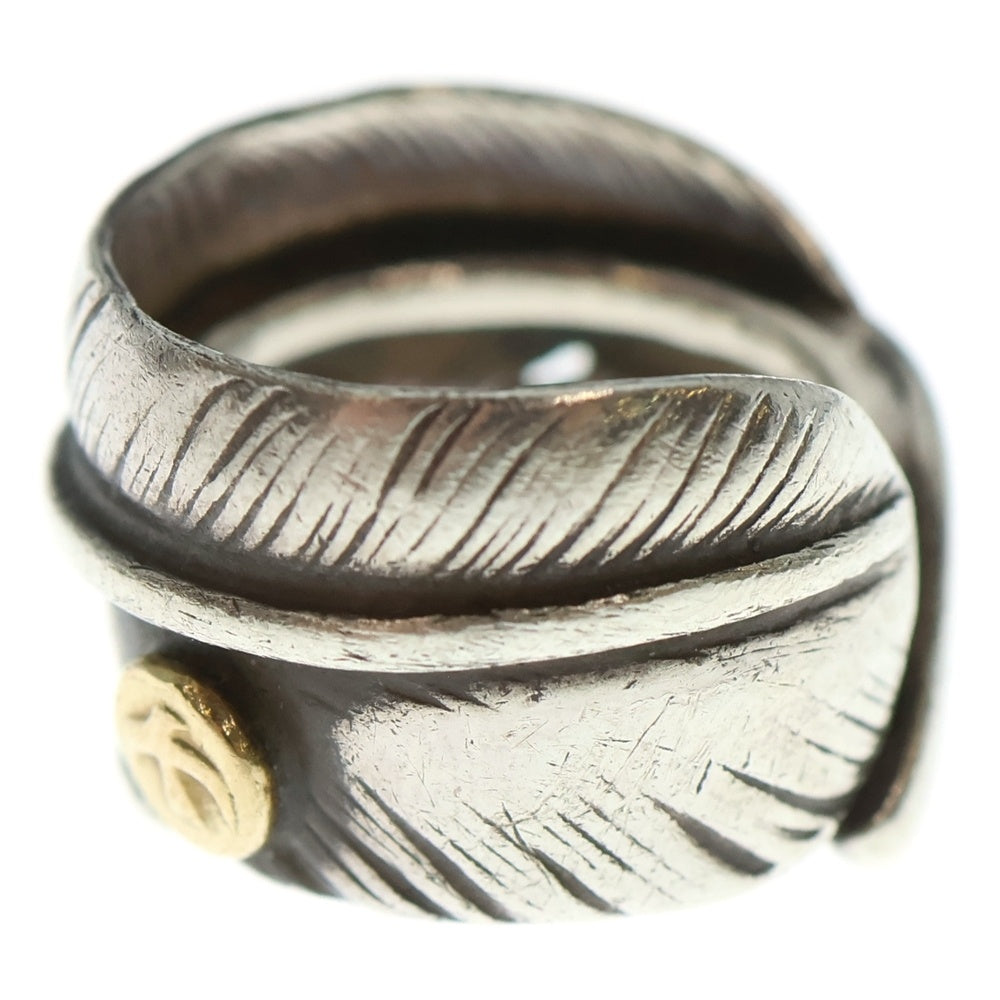 goro's(ゴローズ) 【オールド】メタル付きフェザーリング シルバー/ゴールド