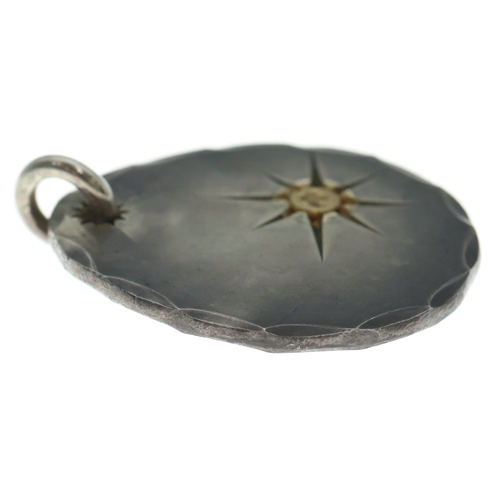 goro's(ゴローズ) 印台ズレ たたきメタル大 ペンダントトップ シルバー