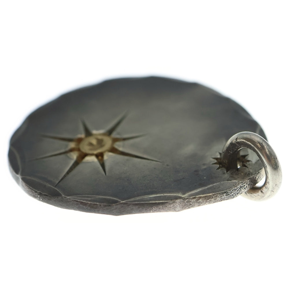 goro's(ゴローズ) 印台ズレ たたきメタル大 ペンダントトップ シルバー