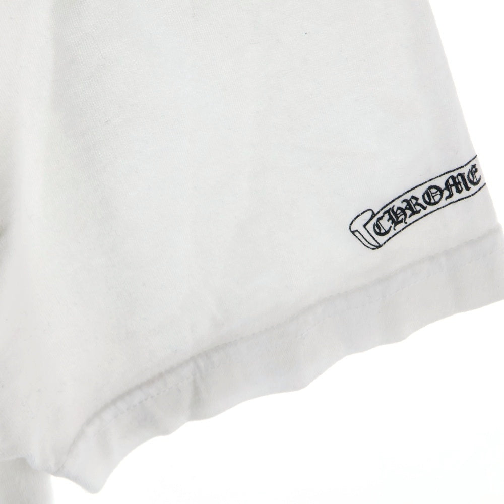 CHROME HEARTS(クロムハーツ) Side Logo Tee サイドロゴ ヴァーティカルロゴTシャツ 半袖Tシャツ ホワイト