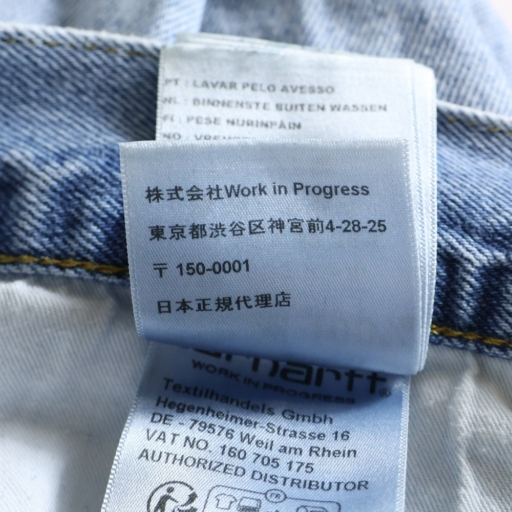 Carhartt WIP(カーハート ダブリューアイピー) LANDON PANT ランドンワイドデニムパンツ ブルー