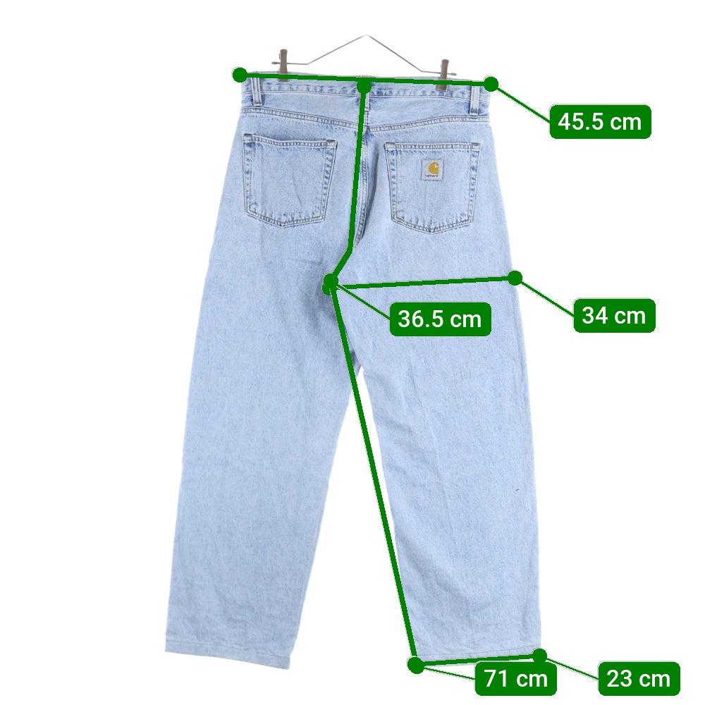 Carhartt WIP(カーハート ダブリューアイピー) LANDON PANT ランドンワイドデニムパンツ ブルー