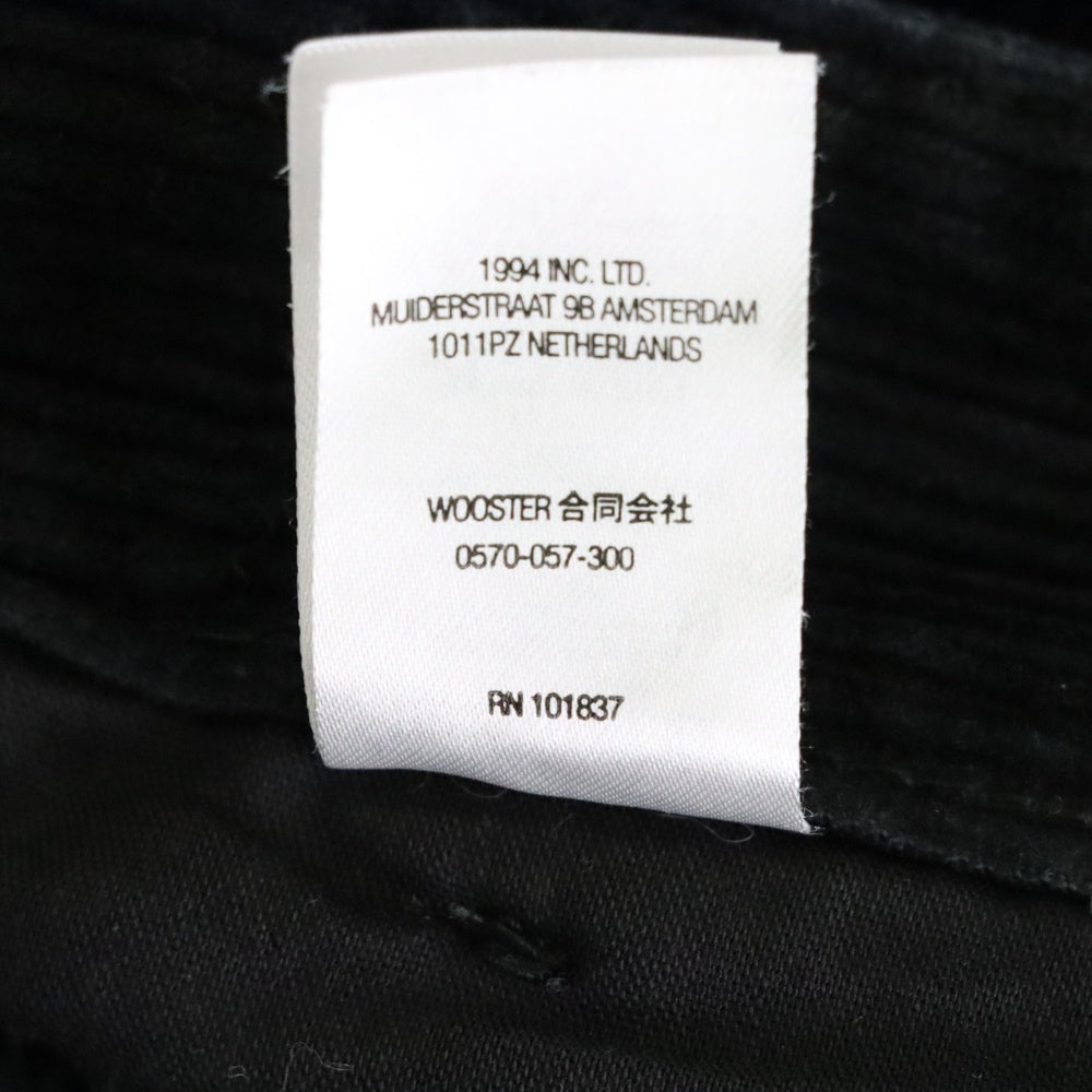 SUPREME(シュプリーム) 22AW×Dickies Double Knee Corduroy Work Pant ディッキーズ ダブルニーコーデュロイワークパンツ ブラック