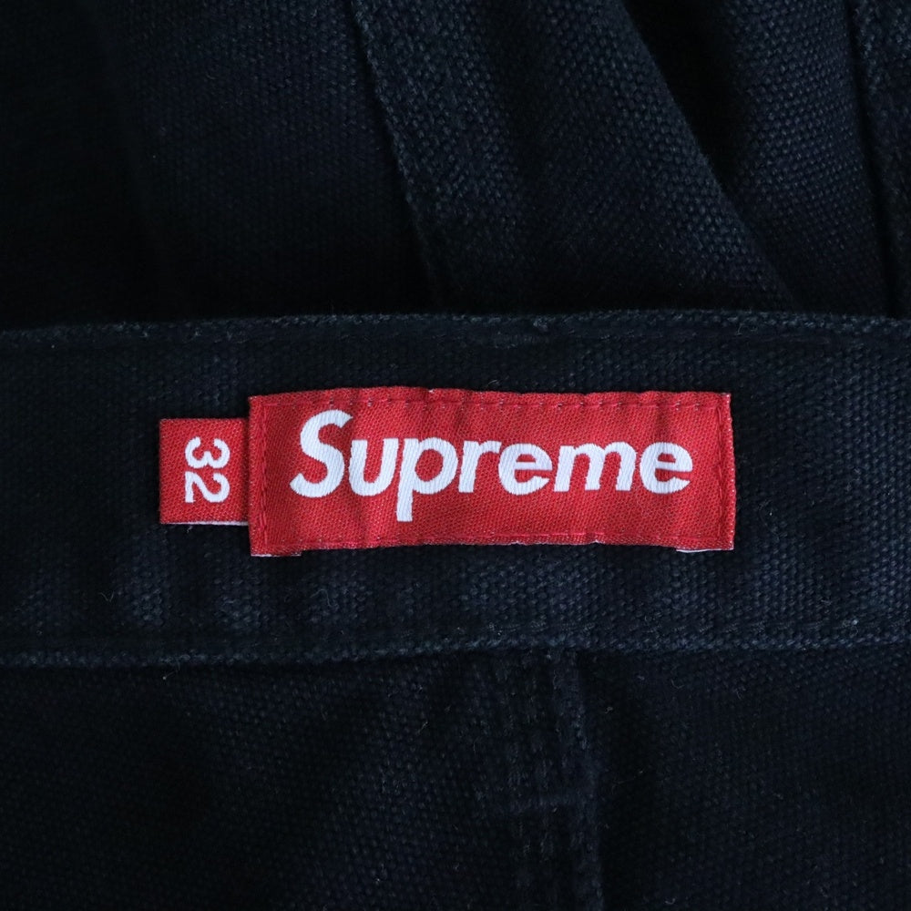 SUPREME(シュプリーム) 25SS Old English Canvas Double Knee Painter Pant オールドイングリッシュ キャンバスダブルニーペインターパンツ ブラック