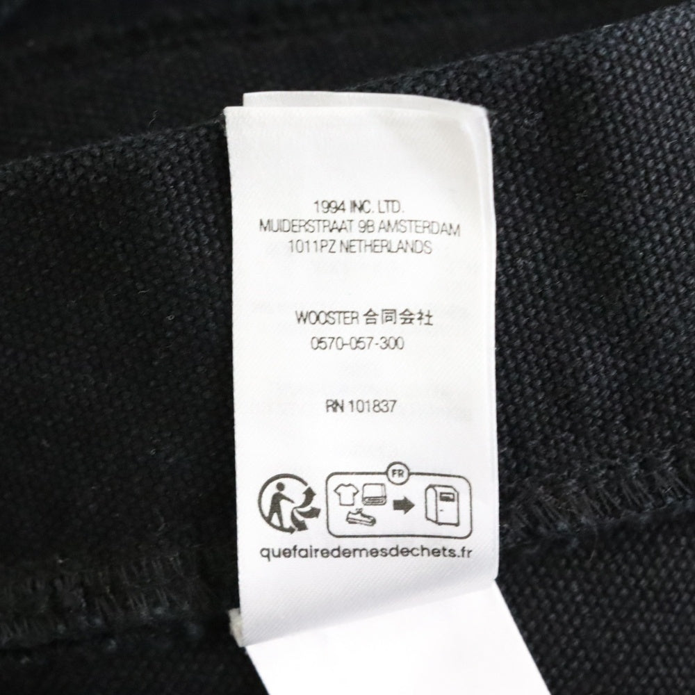 SUPREME(シュプリーム) 25SS Old English Canvas Double Knee Painter Pant オールドイングリッシュ キャンバスダブルニーペインターパンツ ブラック