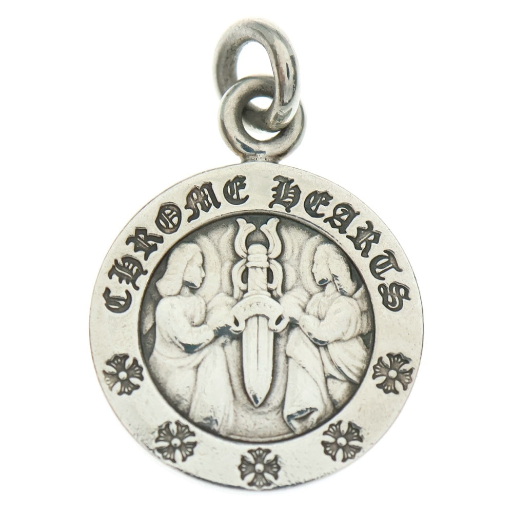 CHROME HEARTS(クロムハーツ) CHRM ANGL MDL V2 エンジェルメダルチャーム ペンダントトップ シルバーBCA229