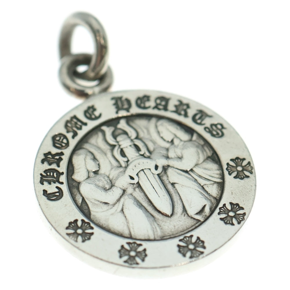 CHROME HEARTS(クロムハーツ) CHRM ANGL MDL V2 エンジェルメダルチャーム ペンダントトップ シルバーBCA229