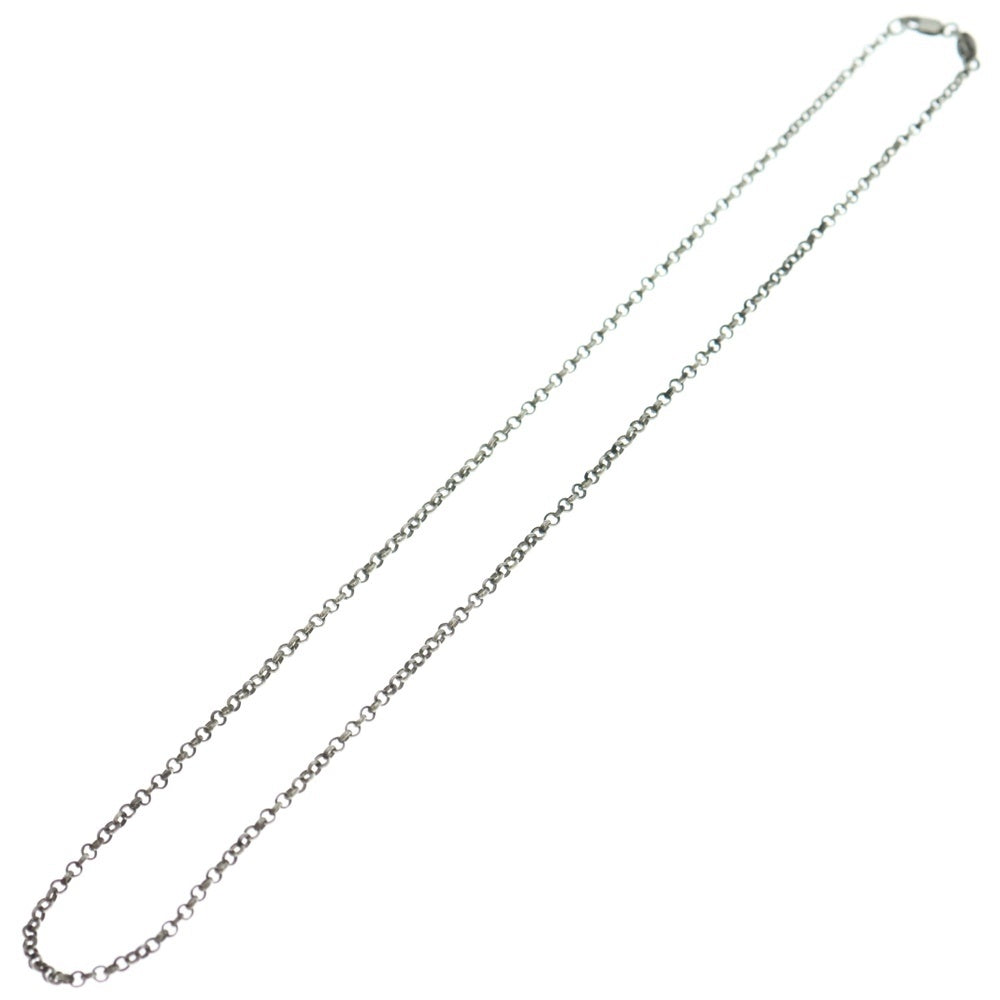 CHROME HEARTS(クロムハーツ) NECKCHAIN R18 ロールチェーンネックレス 18inch シルバー BCA083
