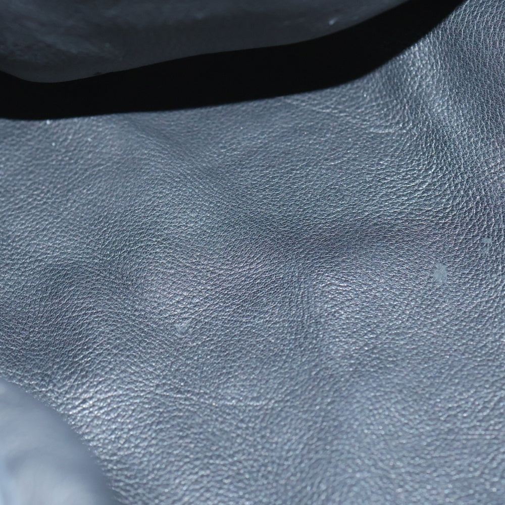 goro's(ゴローズ) 金メタル付きフラワーコンチョ ディアスキンショルダーバッグ S ブラック 小ポーチ付き