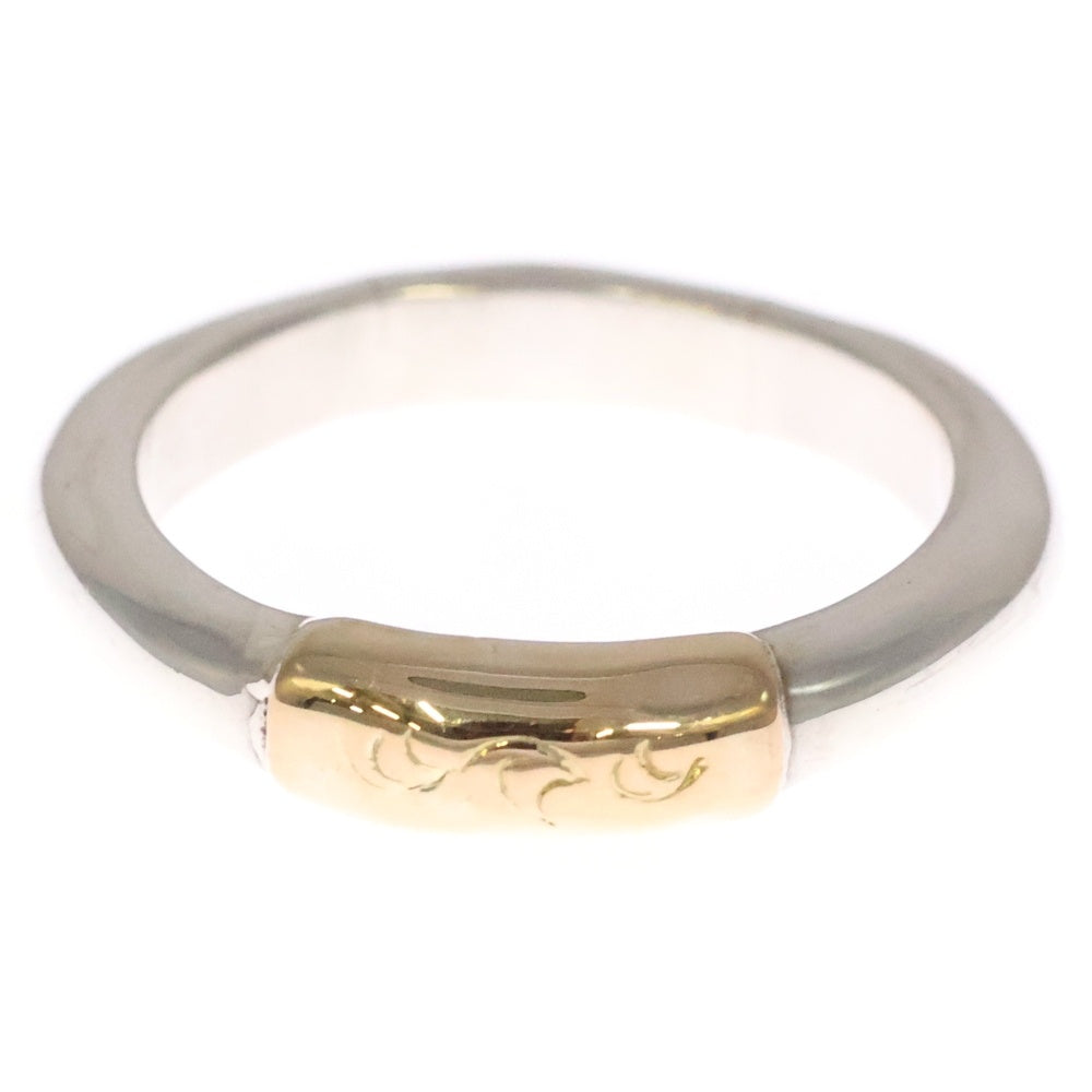 ARIZONA FREEDOM(アリゾナフリーダム) K18 唐草 バイカラーリング シルバー/ゴールド