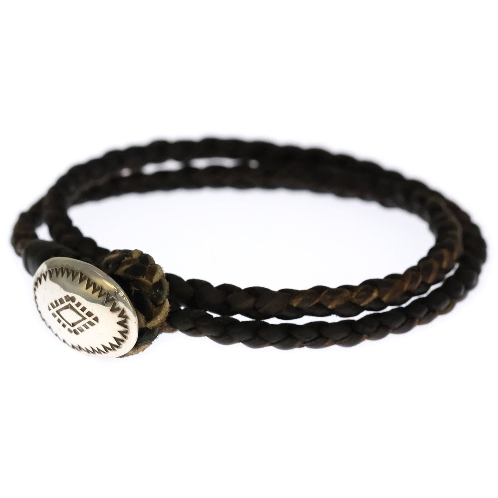 ARIZONA FREEDOM(アリゾナフリーダム) コンチョ付きレザーブレスレット ブラウン