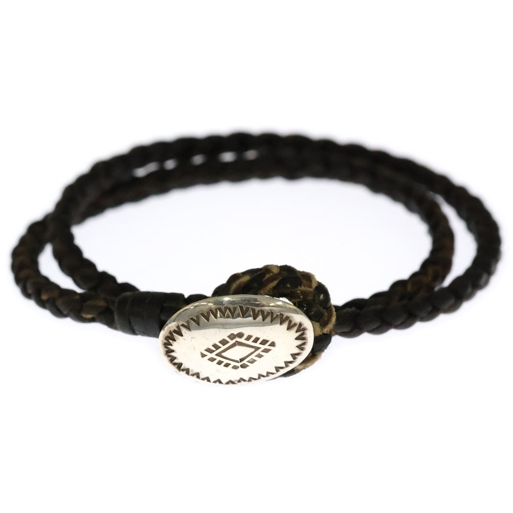 ARIZONA FREEDOM(アリゾナフリーダム) コンチョ付きレザーブレスレット ブラウン