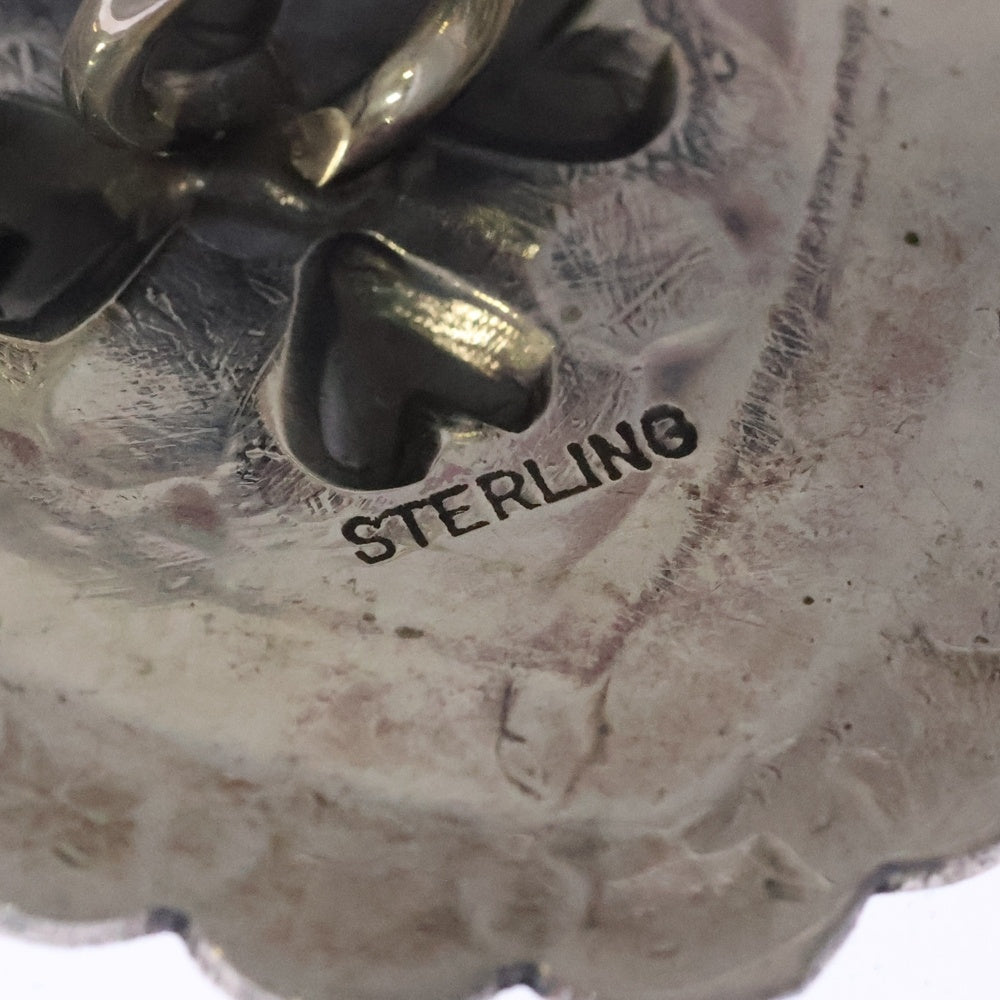 INDIAN JEWELRY(インディアンジュエリー) ナバホ族 Sunshine Reeves作 エンボスハートコンチョ シルバー