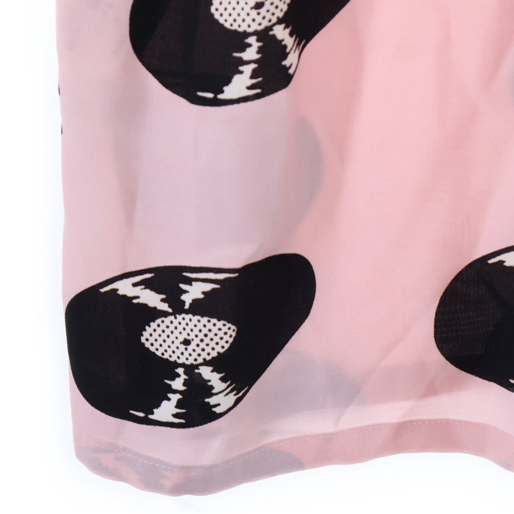 WACKO MARIA(ワコマリア) 24SS RECORDS HAWAIIAN SHIRT ハワイアン レコード柄アロハ半袖シャツ 24SS-WMS-HI04 ピンク