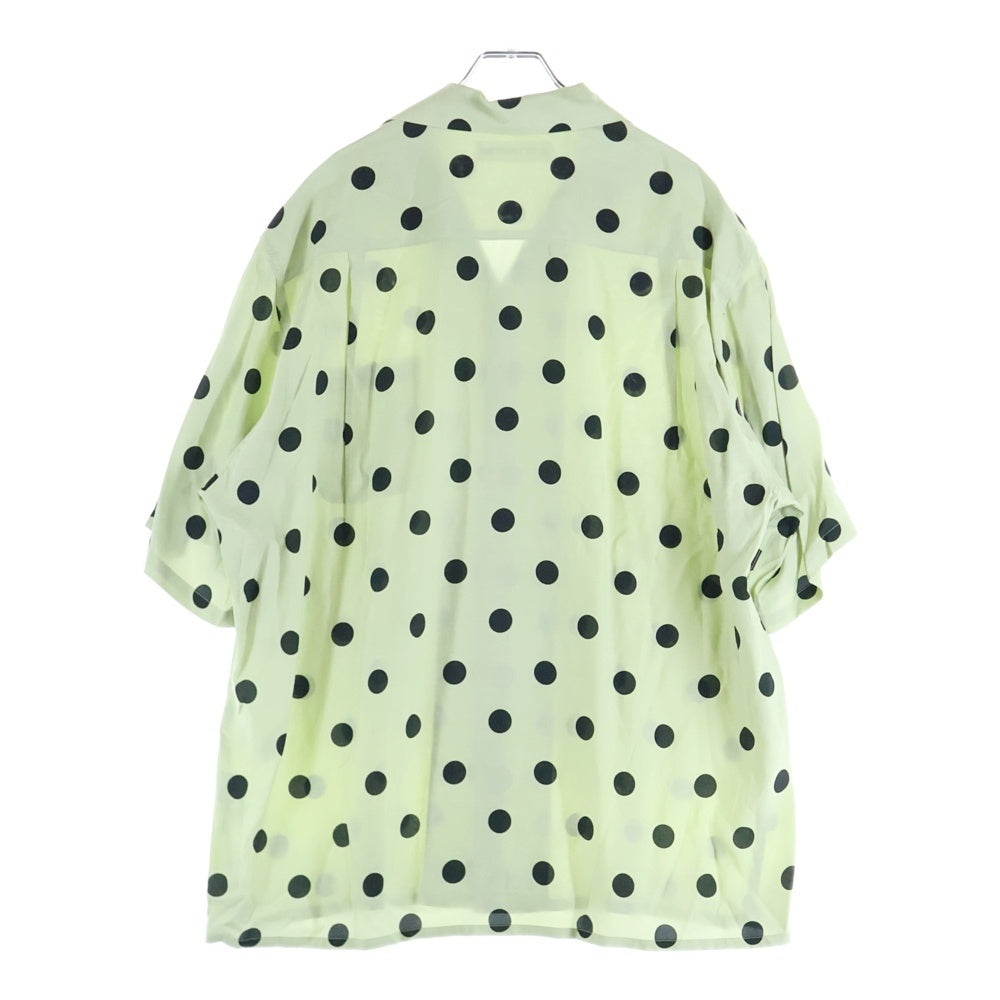 WACKO MARIA(ワコマリア) 24SS DOTS HAWAIIAN SHIRT TYPE-3 ハワイアンドット柄アロハ半袖シャツ 24SS-WMS-HI03 グリーン