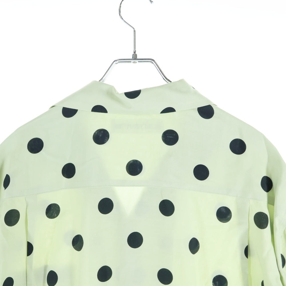 WACKO MARIA(ワコマリア) 24SS DOTS HAWAIIAN SHIRT TYPE-3 ハワイアンドット柄アロハ半袖シャツ 24SS-WMS-HI03 グリーン