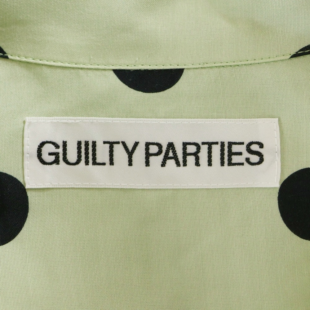 WACKO MARIA(ワコマリア) 24SS DOTS HAWAIIAN SHIRT TYPE-3 ハワイアンドット柄アロハ半袖シャツ 24SS-WMS-HI03 グリーン