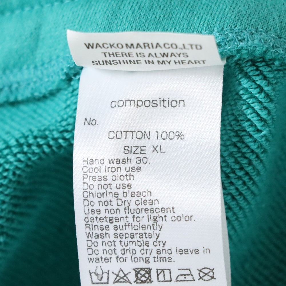 WACKO MARIA(ワコマリア) 25AW MIDDLE WEIGHT SWEAT PANTS ミドルウェイトスウェットパンツ 25FW-WMC-SP02 ミントグリーン