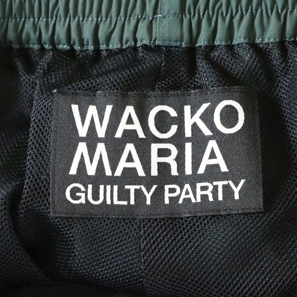WACKO MARIA(ワコマリア) 24AW NYLON TRACK PANTS ナイロントラックパンツ 24FW-WMO-TP01 グリーン