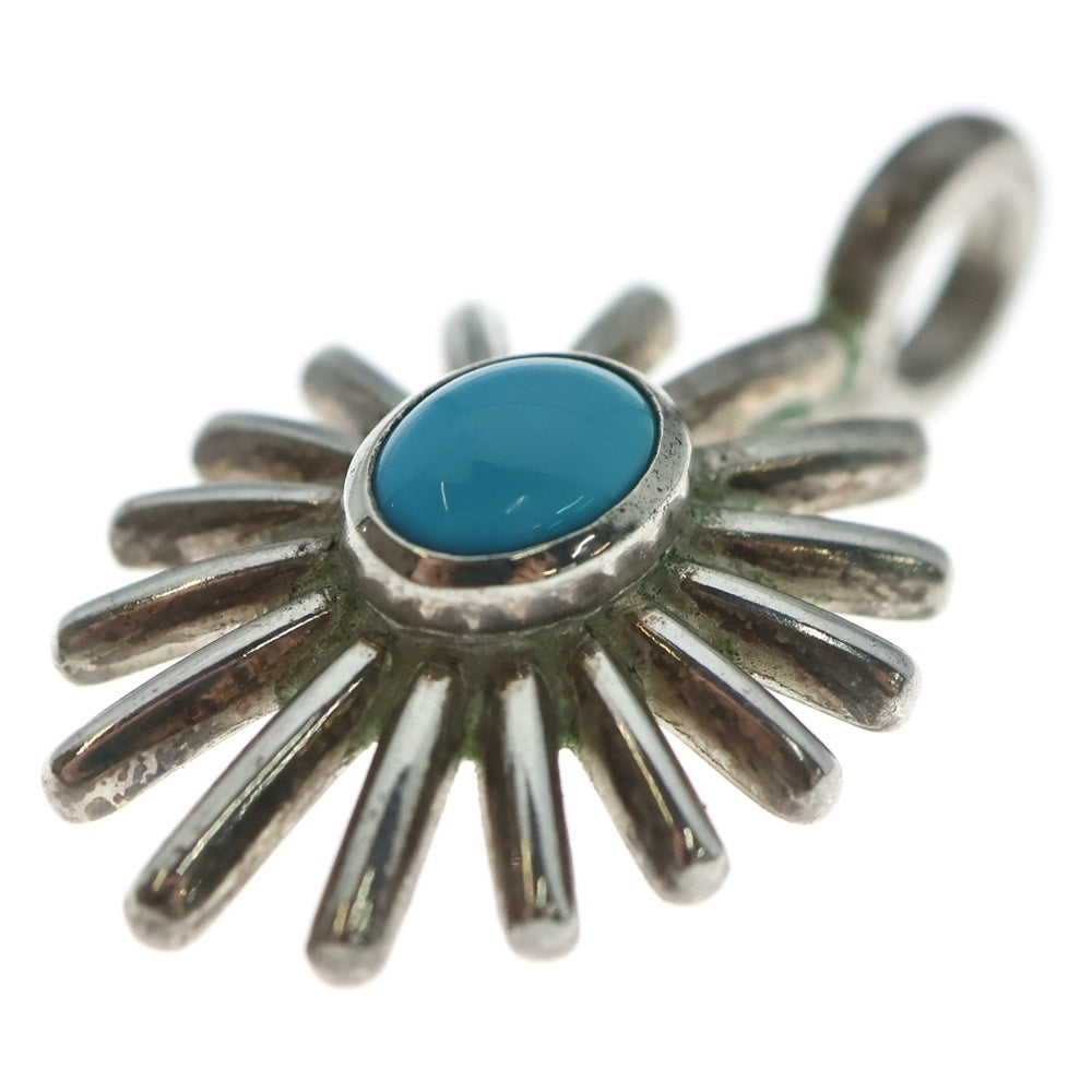 goro's(ゴローズ) 【オールド】ターコイズ付きウニトップ小 ペンダントトップ シルバー