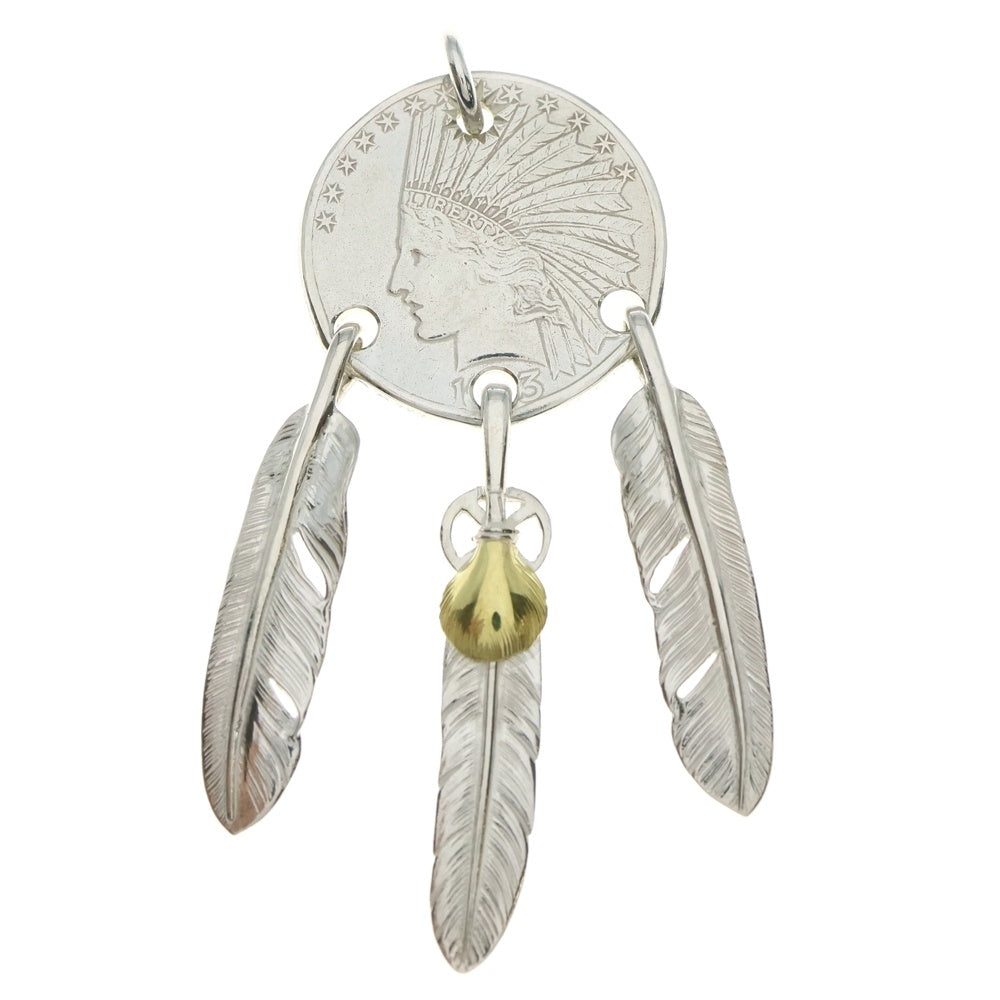 goro's(ゴローズ) 3点吊り中 ペンダントトップ シルバー/ゴールド