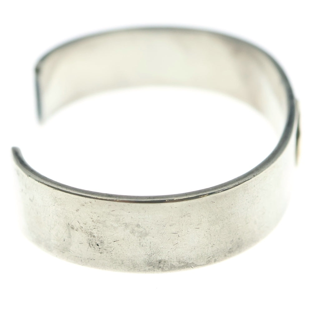 goro's(ゴローズ) 平打ちブレスS バングル シルバー/ゴールド