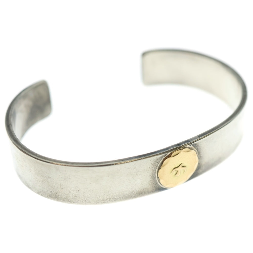 goro's(ゴローズ) 平打ちブレスS バングル シルバー/ゴールド