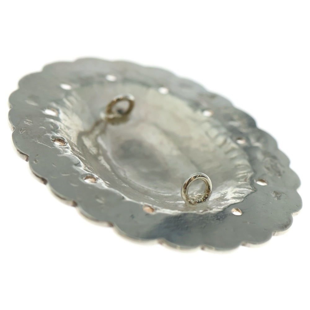 goro's(ゴローズ) 金縄ターコイズ付き特大フラワーコンチョ シルバー/ゴールド