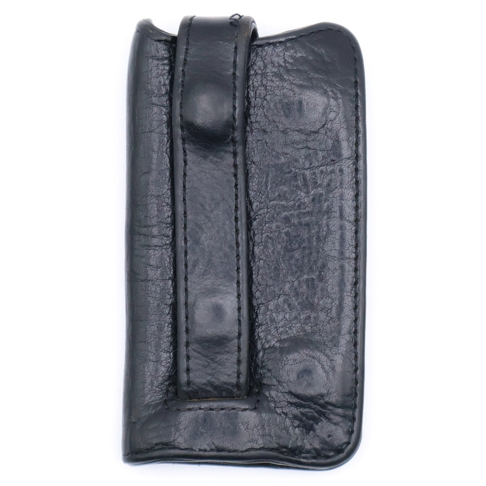 CHROME HEARTS(クロムハーツ) KEY CASE キーケース クロスボールボタン デストロイレザーキーケース ブラック