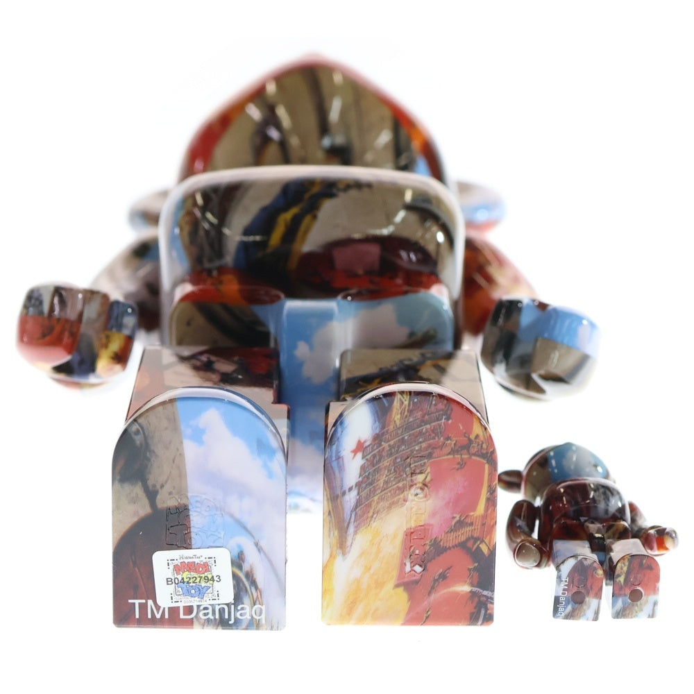 MEDICOM TOY(メディコムトイ) BE@RBRICK 007 YOU ONLY LIVE TWICE 100%&400% ベアブリック フィギュア 人形 マルチ