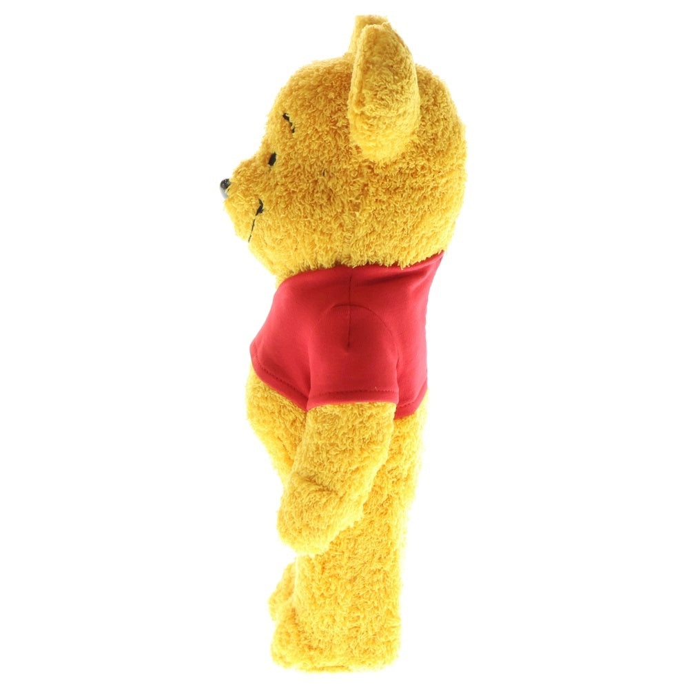 MEDICOM TOY(メディコムトイ) BE@RBRICK Winnie the Pooh COSTUME Ver. PILE FABRIC 400% ベアブリック クマのプーさん フィギュア 人形 イエロー/レッド