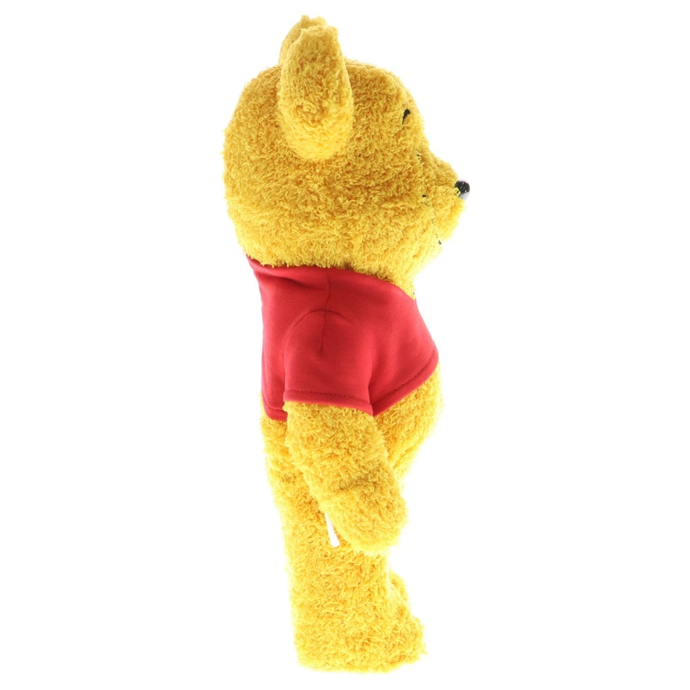 MEDICOM TOY(メディコムトイ) BE@RBRICK Winnie the Pooh COSTUME Ver. PILE FABRIC 400% ベアブリック クマのプーさん フィギュア 人形 イエロー/レッド