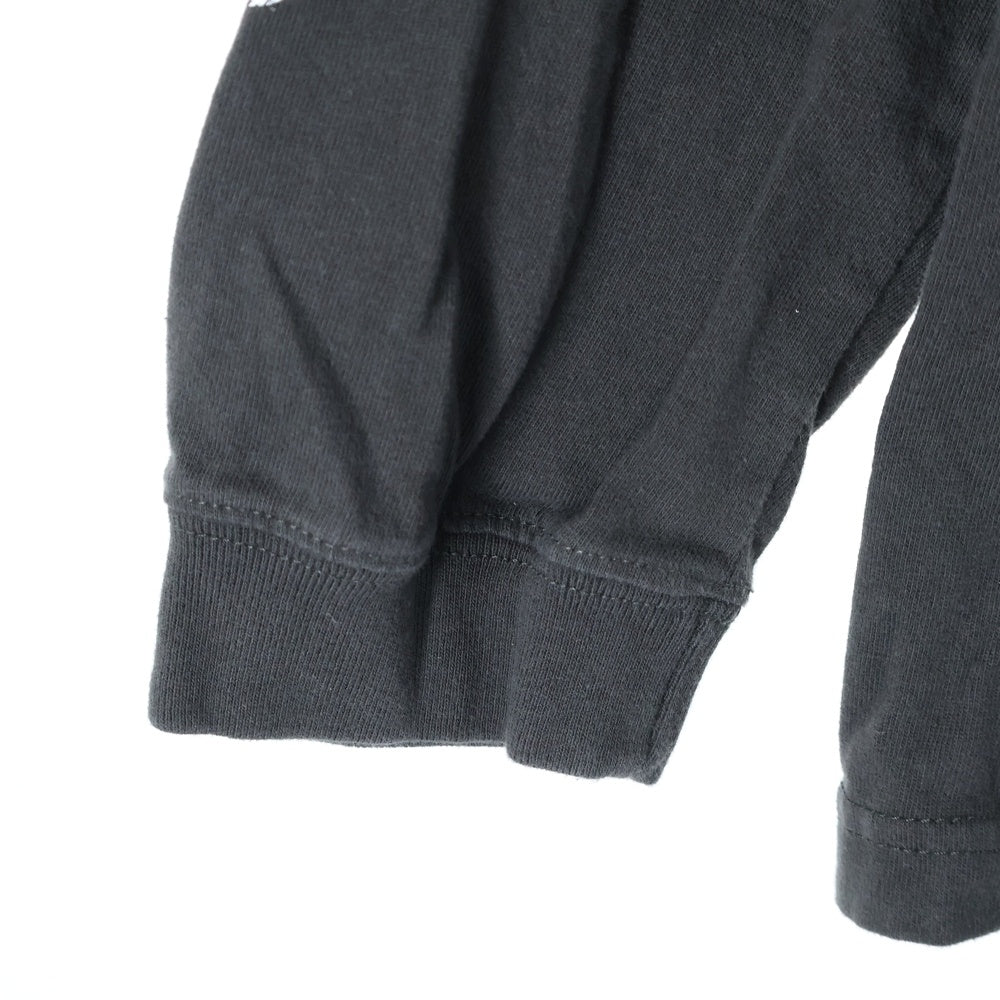 FR2(エフアールツー) NO SMOKING ラヴィットプリント ロングTシャツ ブラック