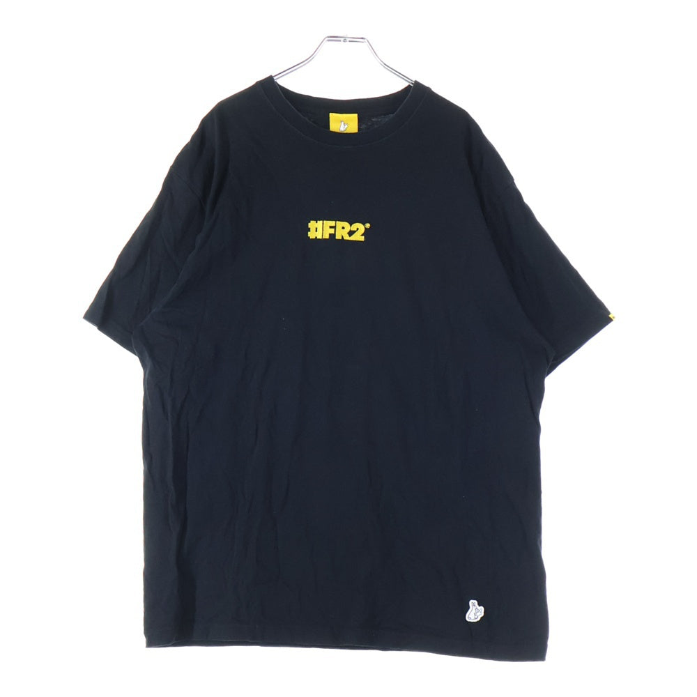 FR2(エフアールツー) Bunny Seduction 刺繍ロゴ 半袖Tシャツ ブラック