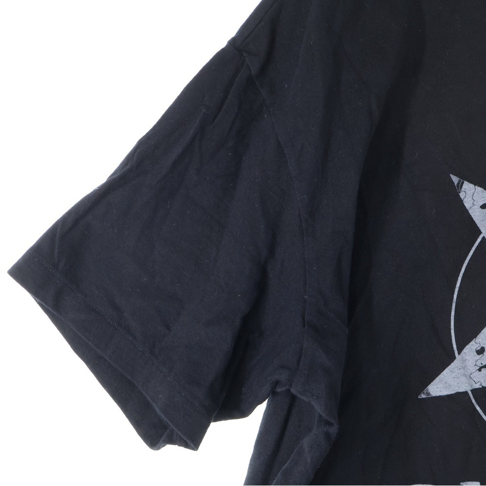 WILDSIDE YOHJI YAMAMOTO(ワイルドサイド ヨウジ ヤマモト) ×サッポロ黒ラベル ロゴプリント半袖Tシャツ ブラック