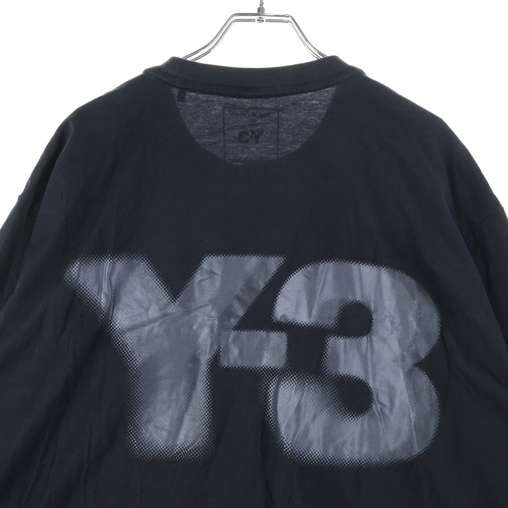 Y-3(ワイスリー) LOGO LS TEE バックロゴ ロングTシャツ ブラック JE9280