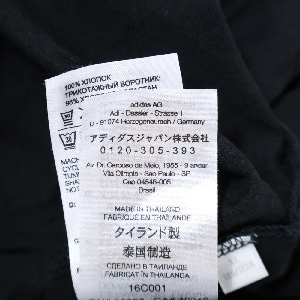 Y-3(ワイスリー) LOGO LS TEE バックロゴ ロングTシャツ ブラック JE9280
