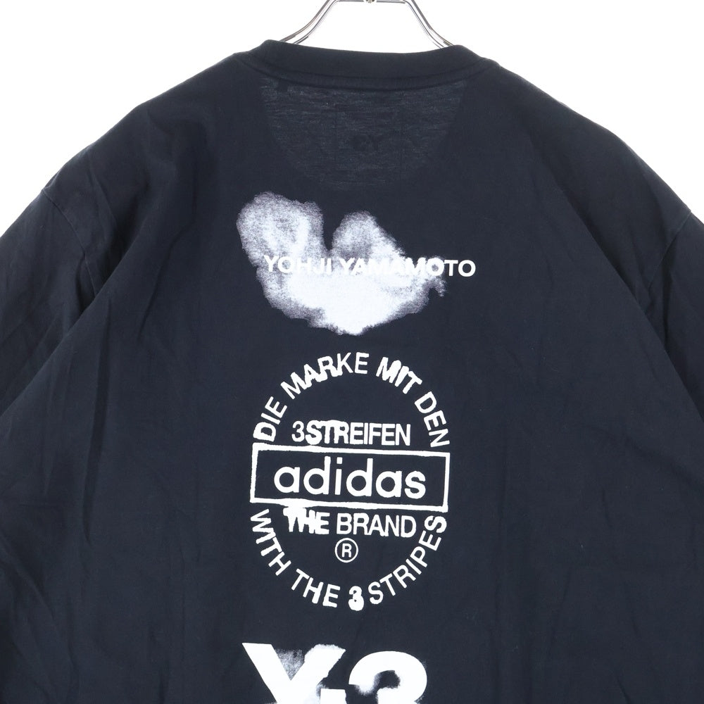 Y-3(ワイスリー) GRAPHIC SHORT SLEEVE 半袖Tシャツ ブラック JX4745