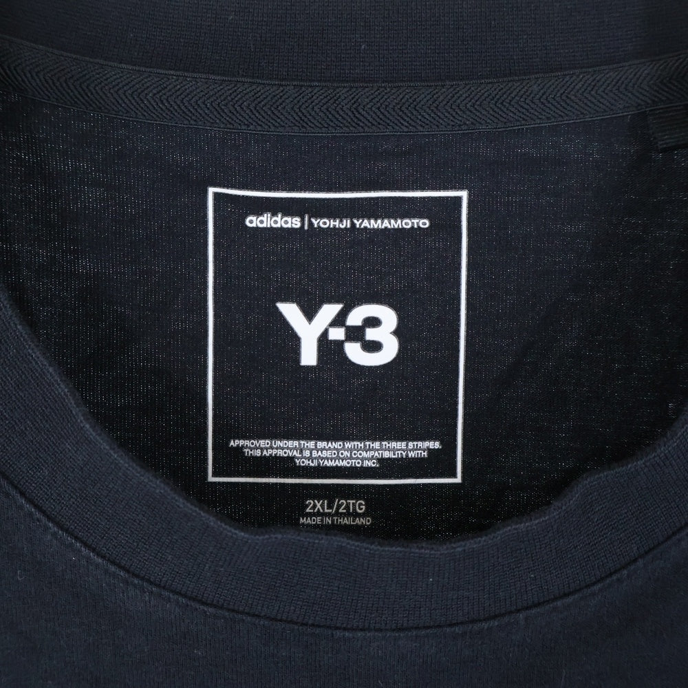 Y-3(ワイスリー) GRAPHIC SHORT SLEEVE 半袖Tシャツ ブラック JX4745