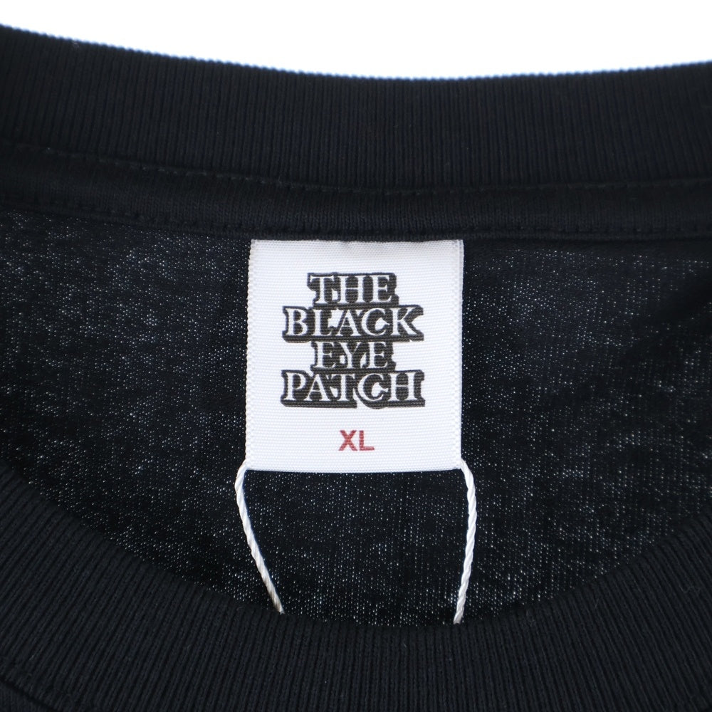 THE BLACK EYE PATCH(ブラックアイパッチ) 21SS Alphabet Round Neck Short Sleeve アルファベットロゴクルーネック半袖Tシャツ ブラック FA65TS0504SK