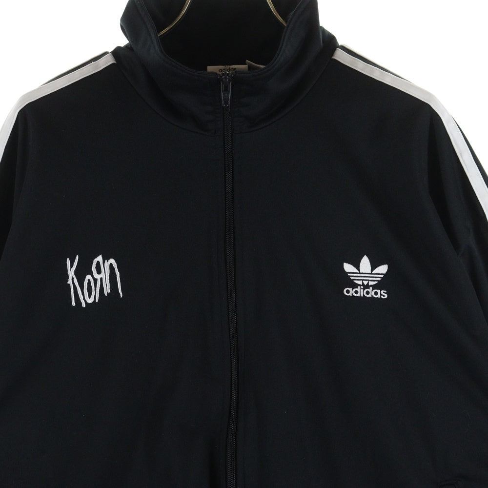 adidas(アディダス) ×Korn TRACK TOP JACKET KORN IN9109 ×コーン サイドライン トラックジャージジャケット ブラック