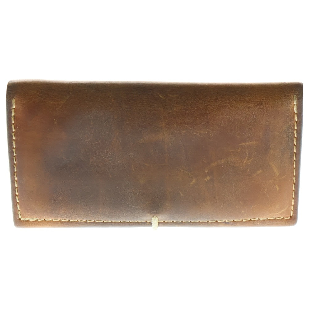 goro's(ゴローズ) 三つ折り長財布 レザーウォレット ブラウン