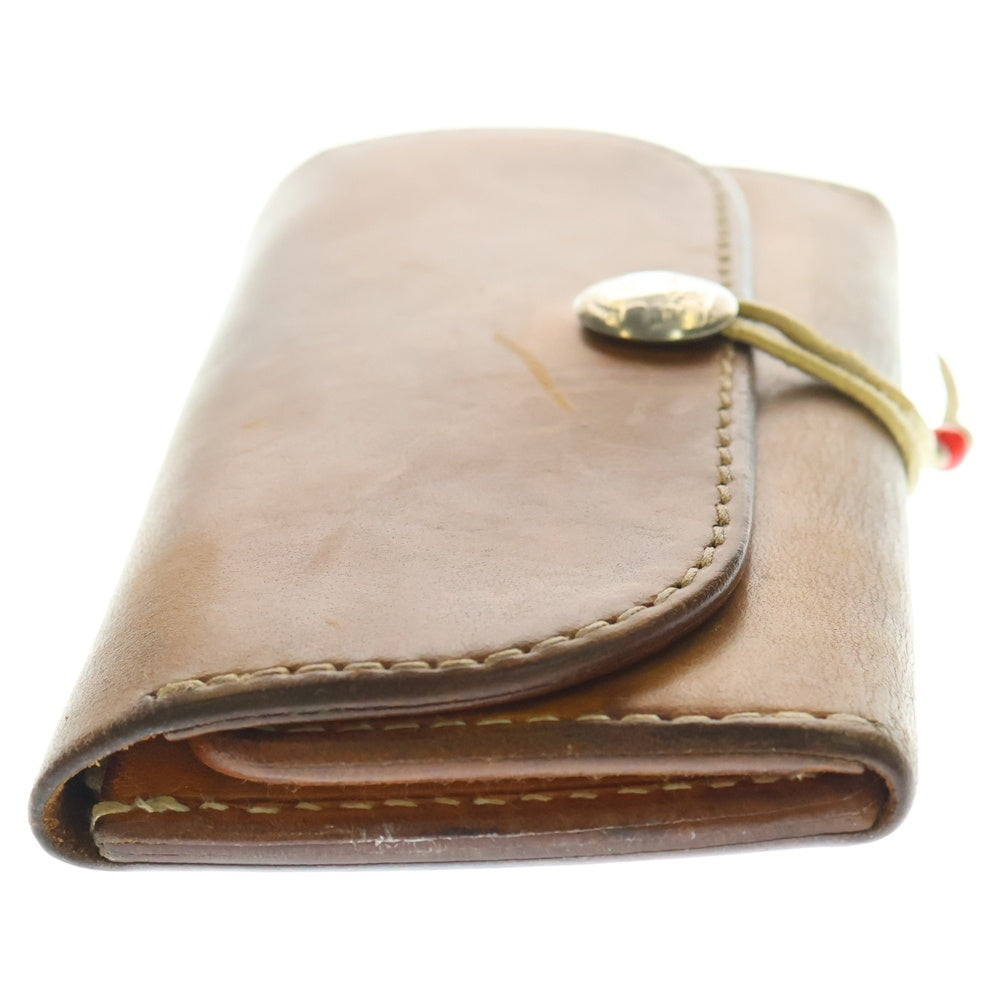 goro's(ゴローズ) 三つ折り長財布 レザーウォレット ブラウン