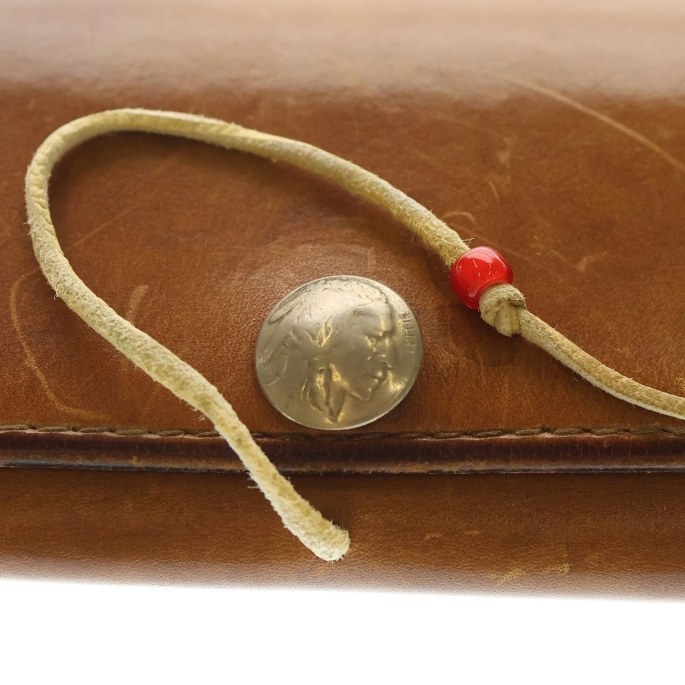 goro's ゴローズ　二つ折り　長財布 ブラウン　正規品 ゴローズ2つ折り長財布 ブラウン ※おまけで三つ折財布(コンチョ無し